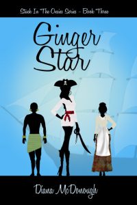 Ginger Star book cover displaying three characters